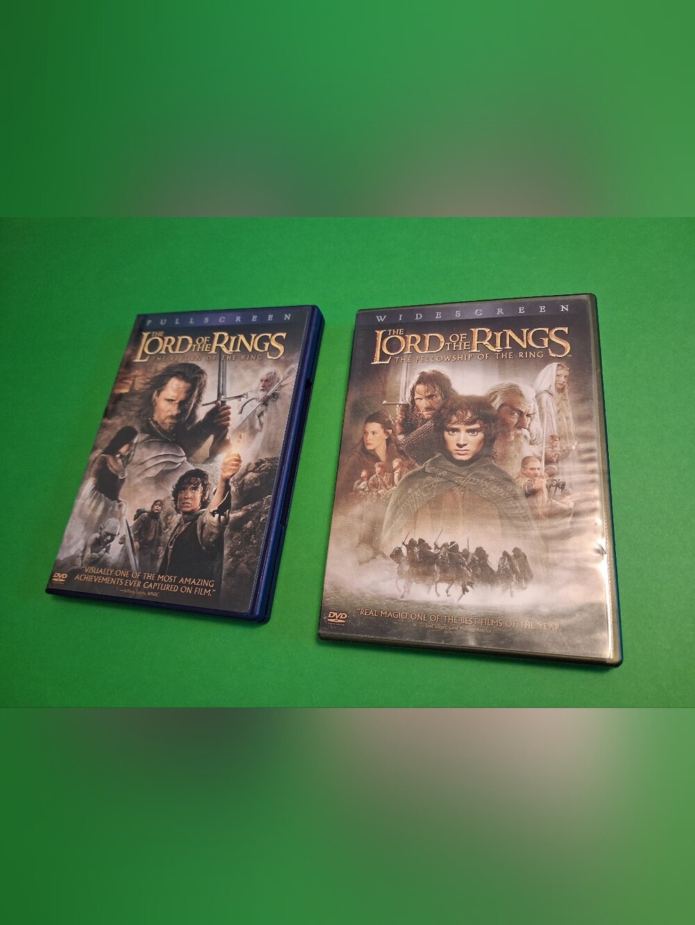 Lord of the Rings DVD Lot – Fellowship + Return of the King